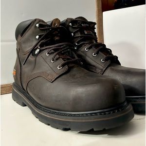 Men’s Timberland pro steel toe work boots like new